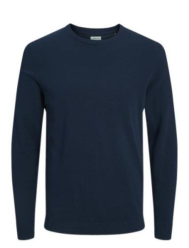 Jjebasic Knit Crew Neck Noos Jack & J S Navy