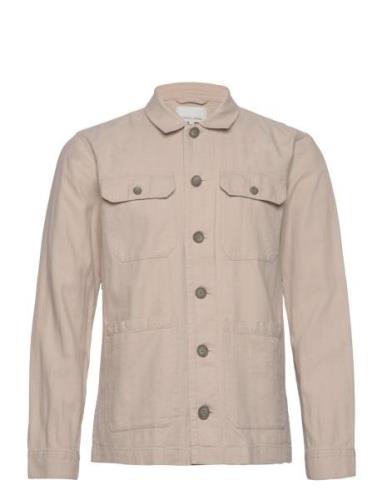 Cfjacobs 0080 Linen Shacket Casual Friday Beige