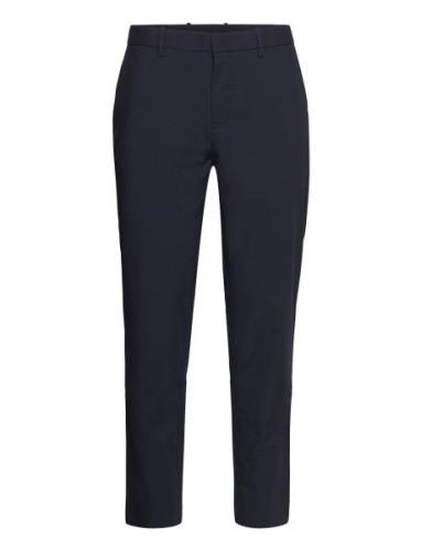 Tapered Fit Stretch Trousers Mango Navy