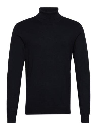 Mélange Roll Neck Knit Lindbergh Blue