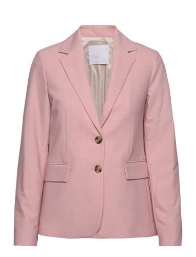 Peak Lapel Suit Blazer Mango Pink