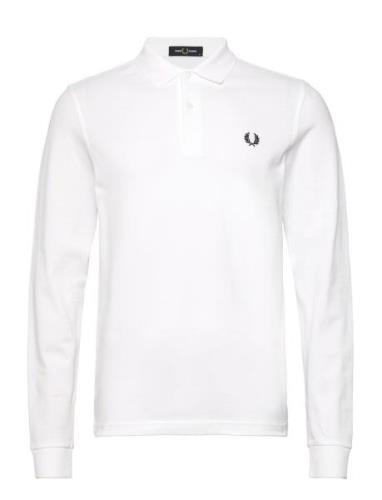 L/S Plain Fp Shirt Fred Perry White