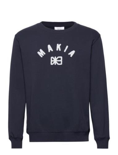 Brand Sweatshirt Makia Navy