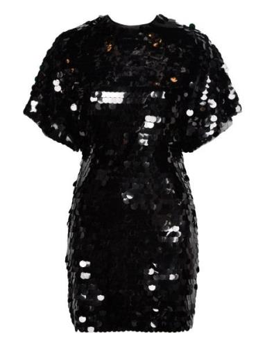 Sequins Mini Dress ROTATE Birger Christensen Black