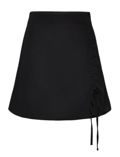 Onlnova Lux May Ruching Skirt Solid Ptm ONLY Black