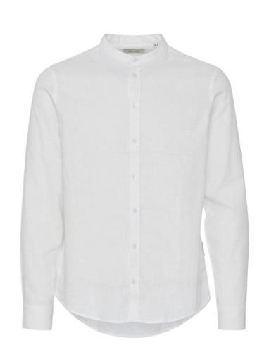 Cfanton 0053 Cc Ls Linen Mix Shirt Casual Friday White