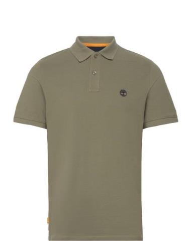 Millers River Pique Short Sleeve Polo Cassel Earth Timberland Khaki