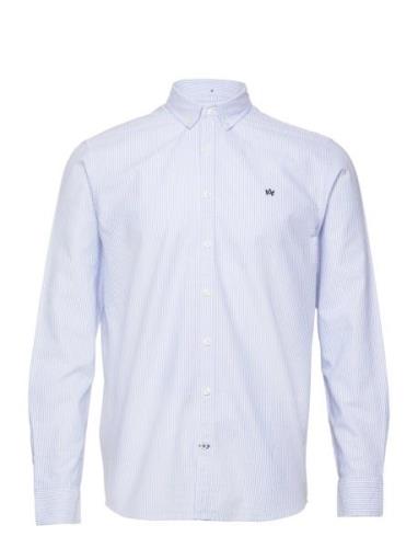 Johan Oxford Stripe Shirt Kronstadt Blue