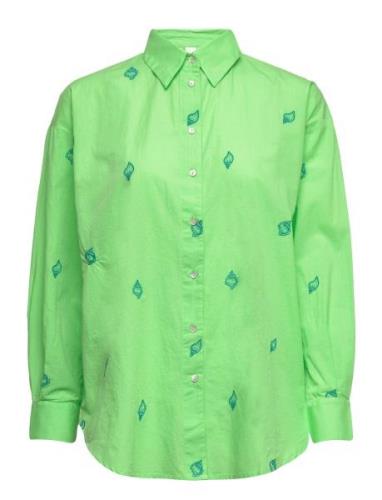 Yasshello Ls Over Shirt S. YAS Green