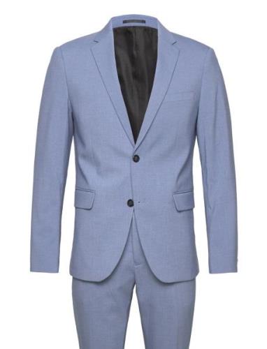 Plain Mens Suit Lindbergh Blue