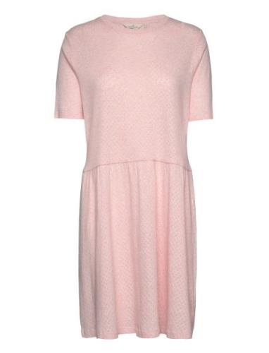 Arense Dress Gots Basic Apparel Pink