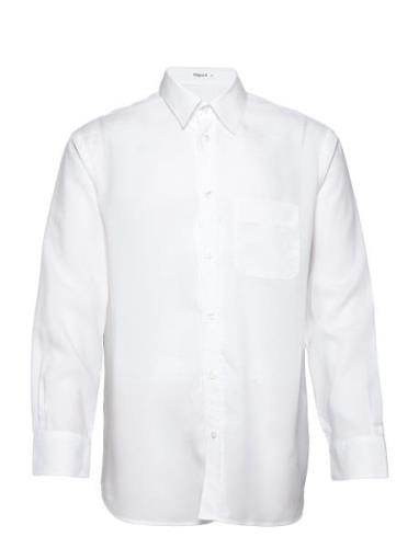 M. Noel Tencel Shirt Filippa K White