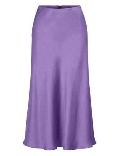 Yaspastella Hw Midi Skirt - Ca YAS Purple