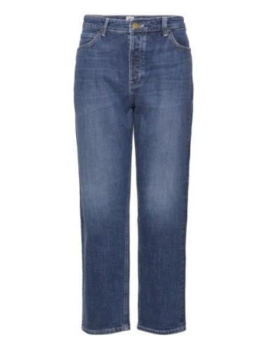 Carol Button Fly Lee Jeans Blue
