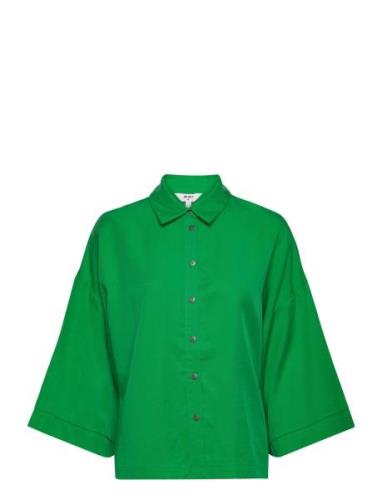 Objtilda Boxy Shirt Noos Object Green