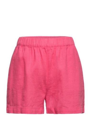 Kogcaro Linen Bl Pull-Up Shorts Pnt Kids Only Pink