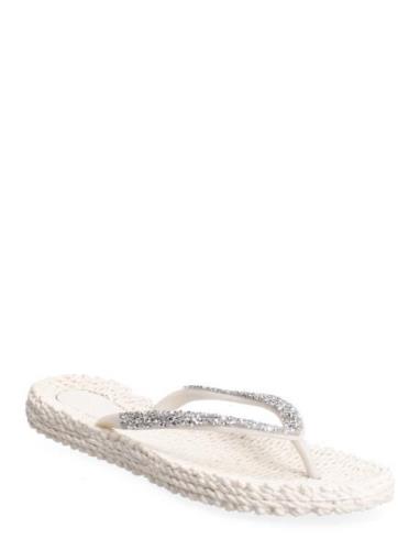 Flip Flop With Glitter Ilse Jacobsen Cream