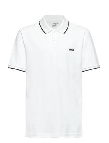 Short Sleeve Polo BOSS White