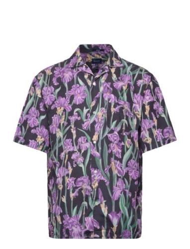 Rel Iris Linen Lyocell Ss Shirt GANT Purple