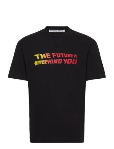T-Shirt Mid Weight The Future Is Behind You Schnayderman's Black
