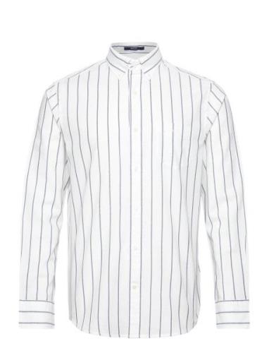 Reg Oxford Stripe Shirt GANT White