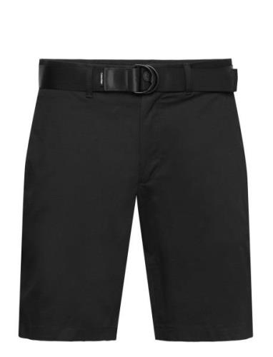 Modern Twill Slim Short Belt Calvin Klein Black