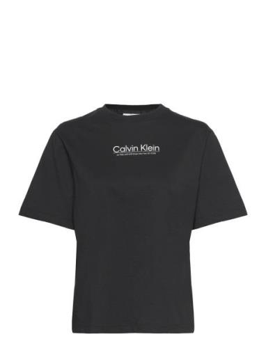 Coordinates Logo Graphic T-Shirt Calvin Klein Black