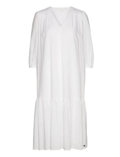 Annaba Long Chiffon Dress Tamaris Apparel White