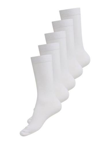 5-Pack Men Bamboo Basic Socks URBAN QUEST White