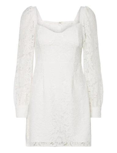 Atreena Lace Mini Dress French Connection White