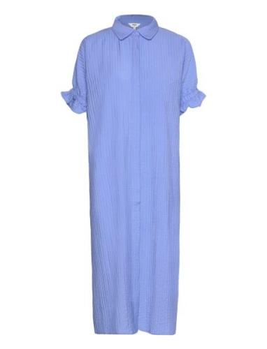 Objcif Tiana Ss Midi Dress E Ss Fair 23 Object Blue