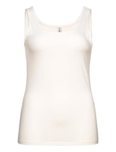 Cartime Tank Top Jrs ONLY Carmakoma White