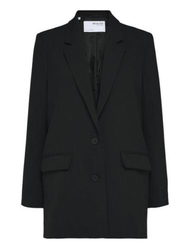 Slfrita Ls Relaxed Blazer Fd Noos Selected Femme Black