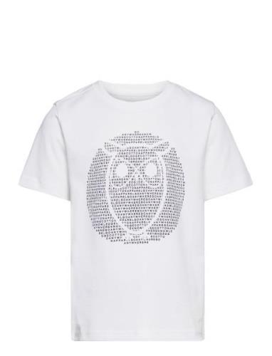 Regular Fit Owl Chest Print - Gots/ Knowledge Cotton Apparel White