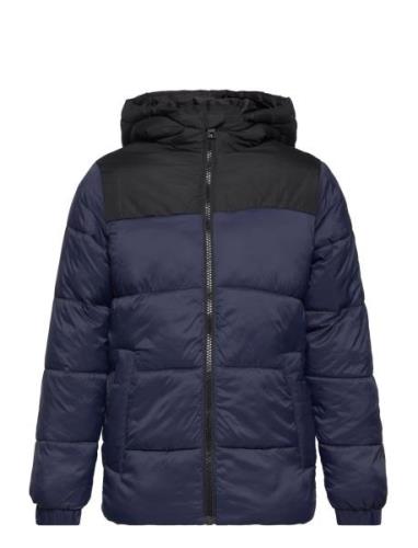 Jjetoby Puffer Hood Sn Jnr Jack & J S Blue