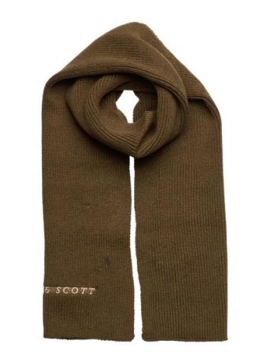 Ribbed Scarf Lyle & Scott Green