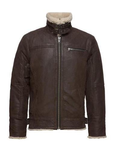 Axel Classic Pile Suede Jacket Jofama Brown