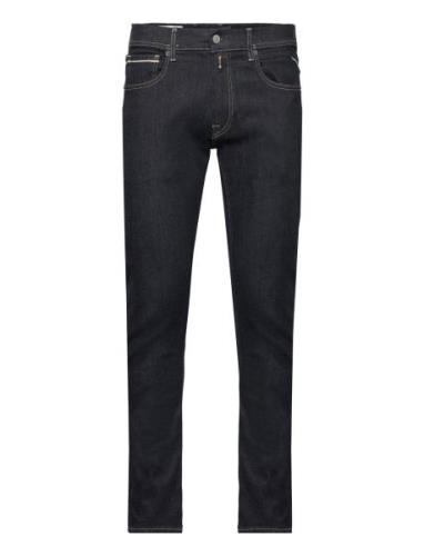 Grover Trousers Straight Forever Dark Replay Blue