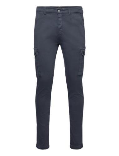 Jaan Trousers Slim Hypercargo Color Replay Navy