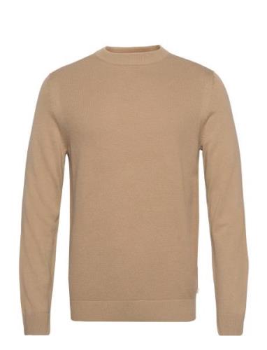 Structured Crewneck Knit Tom Tailor Beige