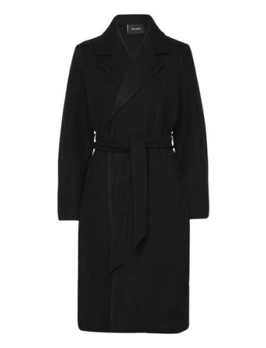 Vmfortuneaya Long Coat Ga Noos Vero Moda Black