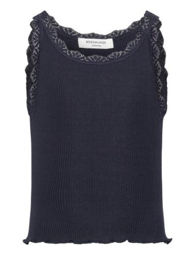 Rkbeatha Sl Top W/ Lace Rosemunde Kids Navy