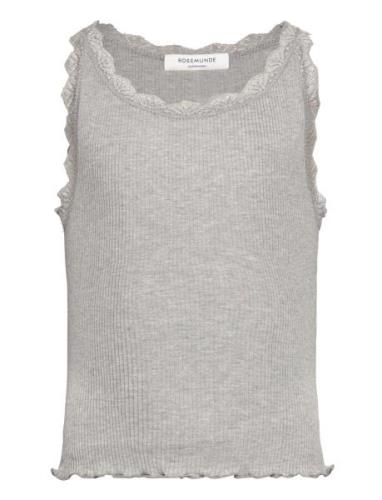 Rkbeatha Sl Top W/ Lace Rosemunde Kids Grey