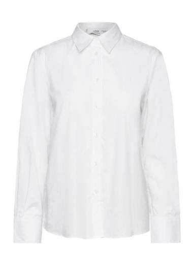 Regular Cotton Lyocell-Blend Shirt Mango White