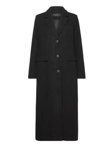 Vmvincemilan Long Coat Ga Boo Vero Moda Black