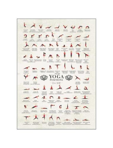 Yoga Poster & Frame Patterned