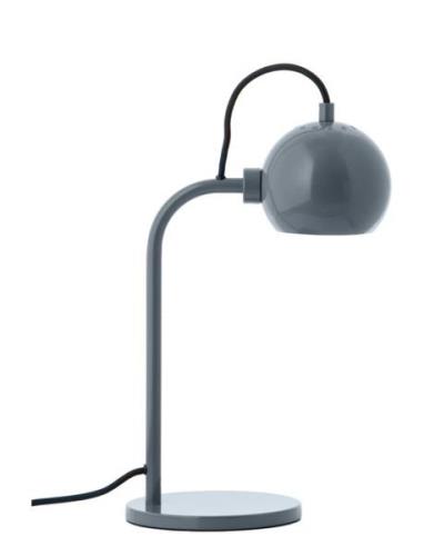 Ball Single Table Lamp With Sleeve Frandsen Lighting Blue
