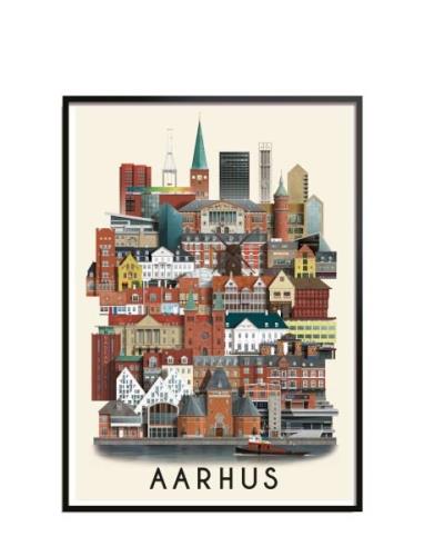 Aarhus Standard Poster Martin Schwartz Patterned