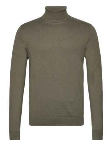 Slhberg Roll Neck Noos Selected Homme Khaki