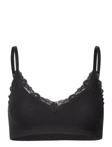 Silk Bra Top Rosemunde Black